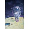 Space Girl Painting by Niko Yulis